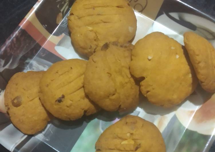 Steps to Prepare Perfect Dry fruits cookies