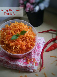 Foto resep Kering Kentang MUSTOFA Renyah (No Kapur Sirih) + Tips