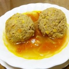 A picture of Persian-Style Lentil Meatball Soup.