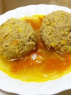 A picture of Persian-Style Lentil Meatball Soup.