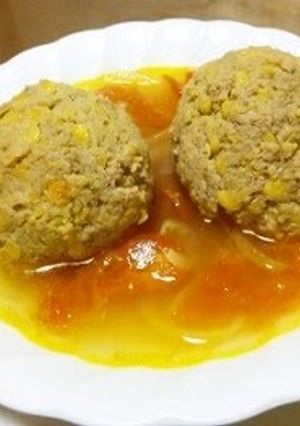 A picture of Persian-Style Lentil Meatball Soup.