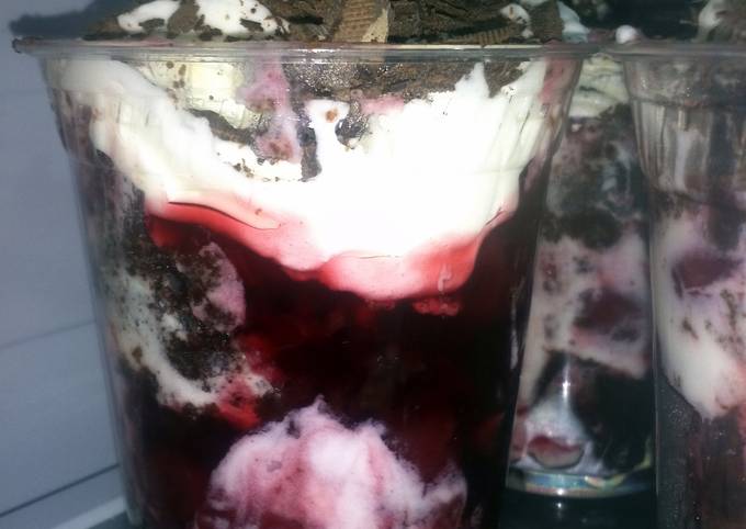 black forest cake parfait