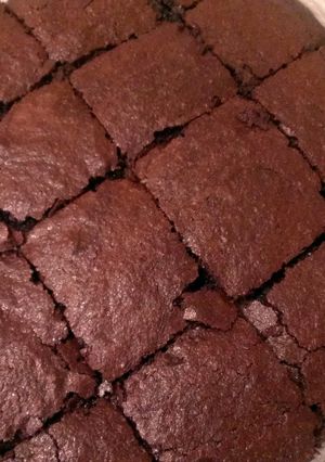 A picture of Jamie's brilliant brownies.