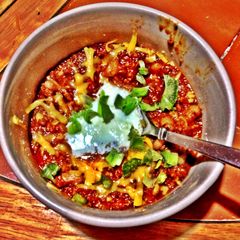 A picture of Homemade Spicy Chili.