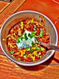 A picture of Homemade Spicy Chili.
