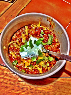 A picture of Homemade Spicy Chili.