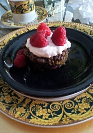 A picture of Beet-Berry Cakes.