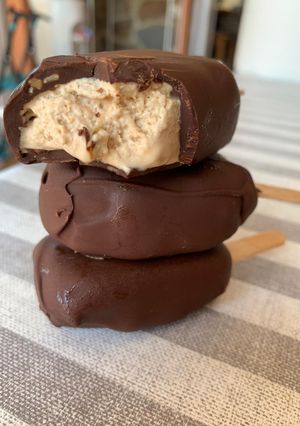 Una foto de Mini Magnum de crema de ron casera