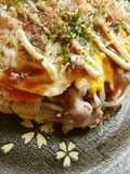 Low-Sugar Hiroshima Okonomiyaki with Okara & Bean Sprouts
