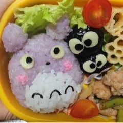 A picture of Totoro Character Bento.