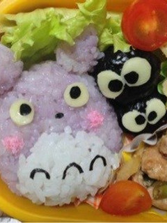 A picture of Totoro Character Bento.