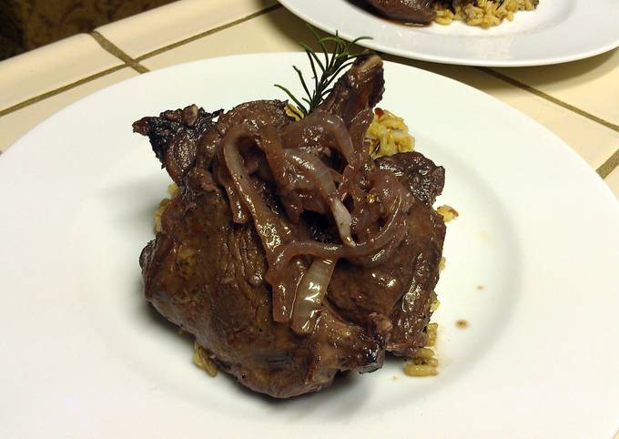 Braised Venison in Red Wine