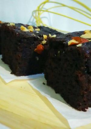 Foto resep Eggless moist coffe brownie #pr_egglesscake