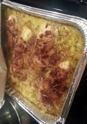 A picture of 3hr Bake Forgotten Chicken & Rice.