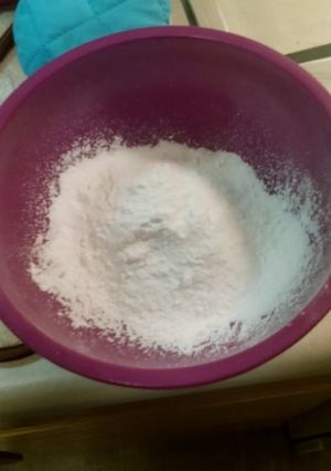 A picture of Homemade powdered sugar.
