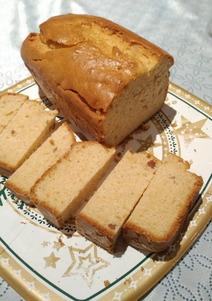 Una foto de Bizcocho de turrón