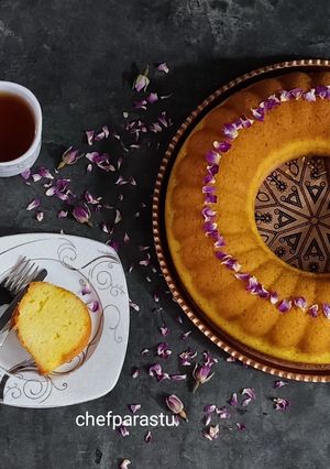 عکسی از دستور کیک شربتی میان تهی