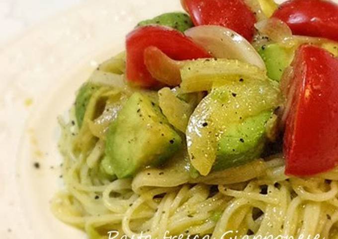 Chilled Japanese-Style Pasta With Avocado