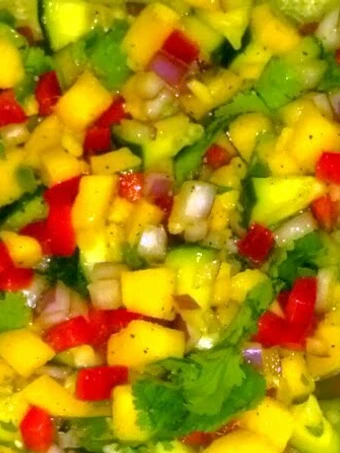 Easy Way Make Recipe NomNom Mango salsa that is  Makes Drooling, Tasty}