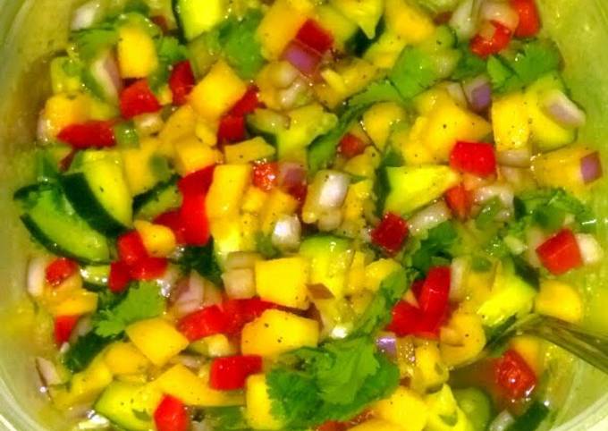 Easiest Way to Make Favorite NomNom Mango salsa