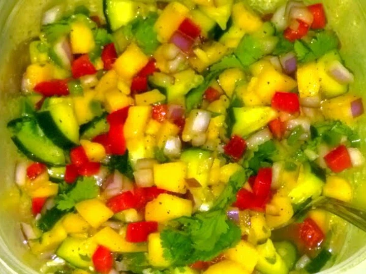 Easy Way Make Recipe NomNom Mango salsa that is  Makes Drooling, Tasty}