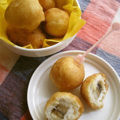 A picture of Crispy & Soft Banana Potato Starch Donuts.