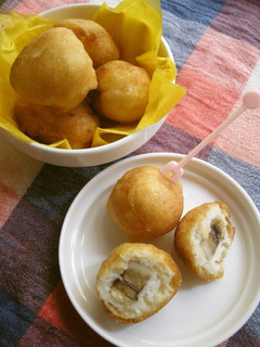 A picture of Crispy & Soft Banana Potato Starch Donuts.