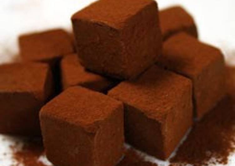 Step-by-Step Guide to Prepare Homemade Heavy Cream-free Chocolate Truffles