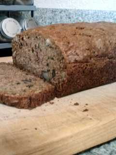A picture of zucchini bread.