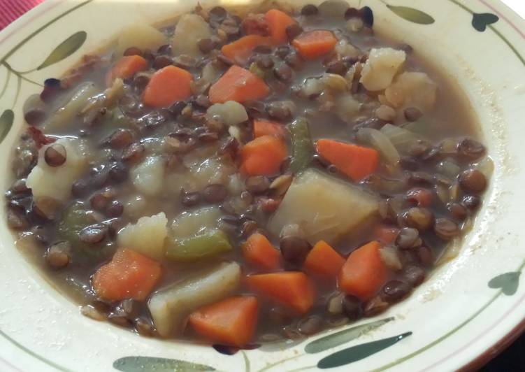 lentils soup recipe main photo