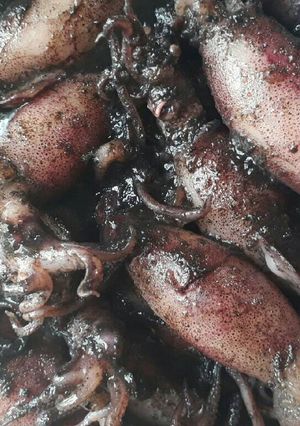 Foto resep Cumi hitam no bumbu super mudah tapi yahud