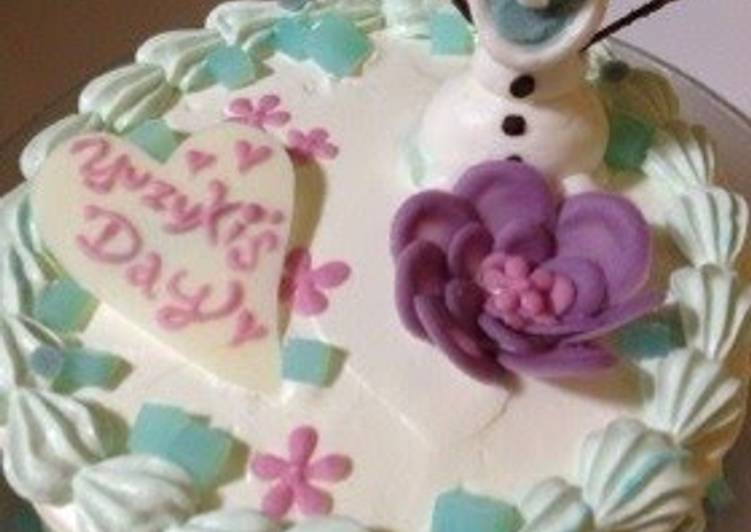 Step-by-Step Guide to Prepare Homemade Olaf (from Frozen) Cake
