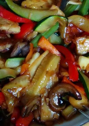 A picture of teriyaki sauce.