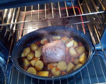 Ultimate Making Recipe Roast beef with yellow potatoes and carrots Most Delicious