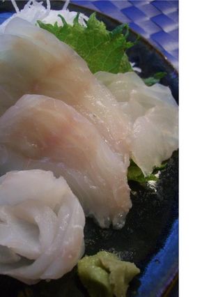 A picture of Preparing Scorpion Fish Sashimi.