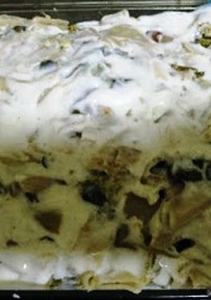 Una foto de Mostacholes con brócoli gratinado