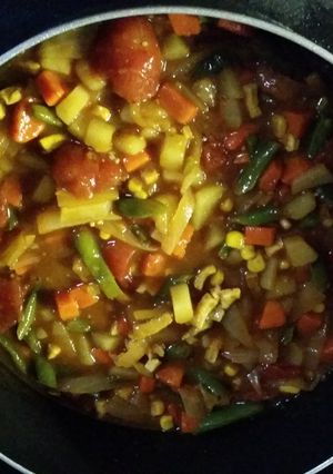 A picture of Hamburger Curry.