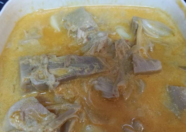 Cara Bikin Gulai nangka muda pedas simpel