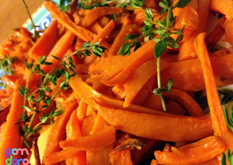 Steps to Prepare Super Quick Homemade Savory Sweet Potatoes