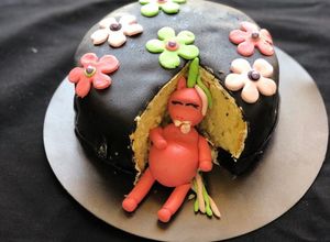 Una foto de Fondant extendido