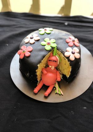 Una foto de Fondant extendido