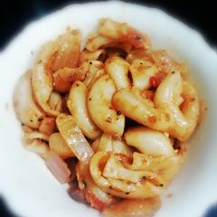 Red sauce macroni A picture of Red sauce macroni.