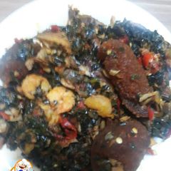 A picture of Vegetable soup.