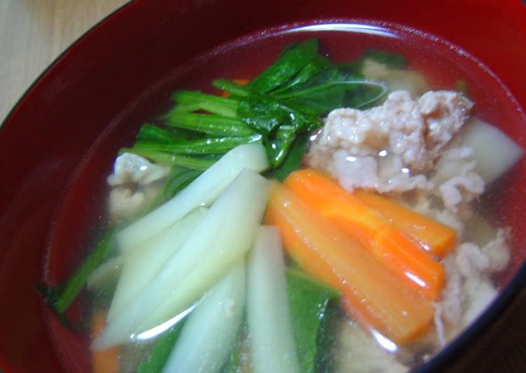 Healthy Recipe of Simple Pork Soup