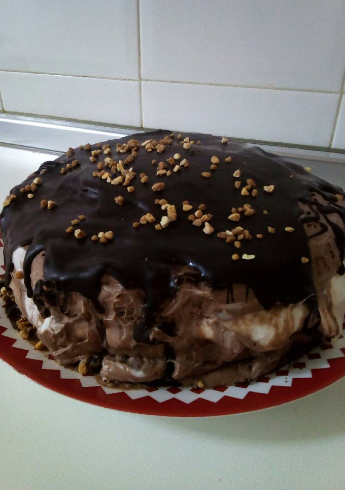 Una foto de Tarta rápida nata chocolate