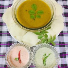 Idli-Sambhar A picture of Idli-Sambhar.