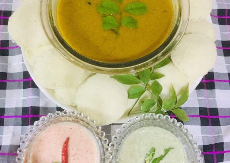 Simple Way to Prepare Speedy Idli-Sambhar