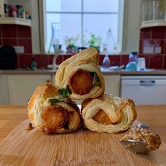 Easy Peasy Veggie Sausage Rolls A picture of Easy Peasy Veggie Sausage Rolls.