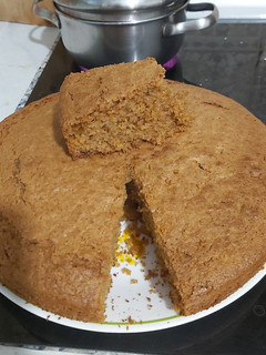 Una foto de Bizcocho de zanahoria y canela sin gluten
