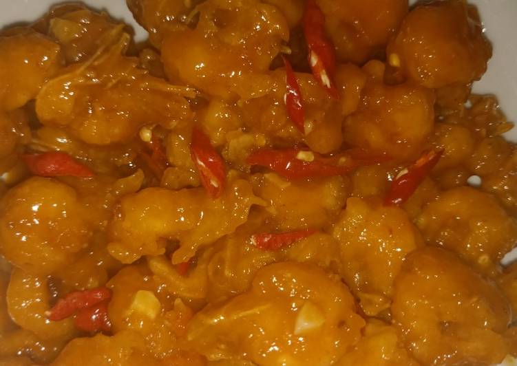 Resep Udang saos asam pedas yang Bikin Ngiler